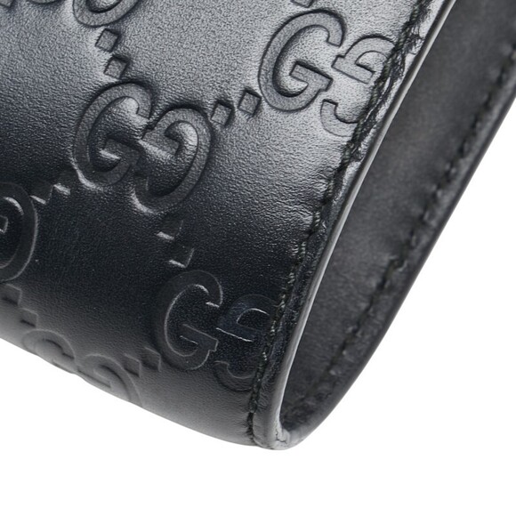 GUCCI Authentic Black Leather Horsebit Shoulder Bag - Picture 10 of 15